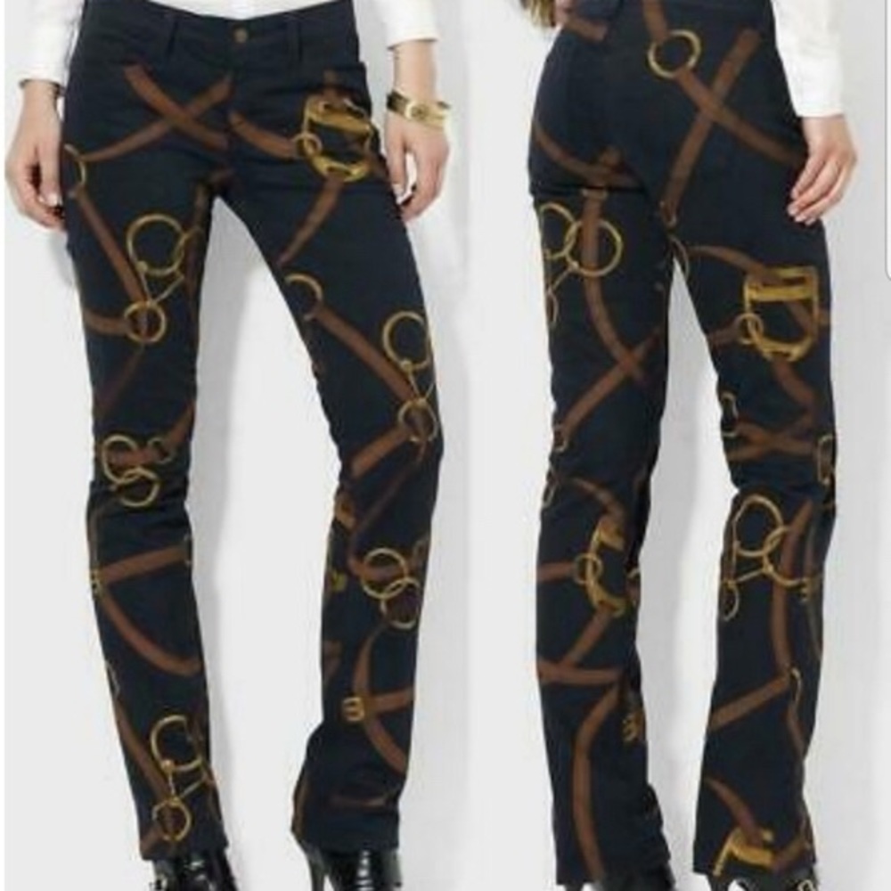 Ralph Lauren Straight Leg Equestrian Jeans